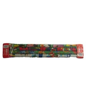 Vtg 1990s? Disney Mickey Mouse Minnie Pluto CLEO Wrapping Paper 200 sqft USA